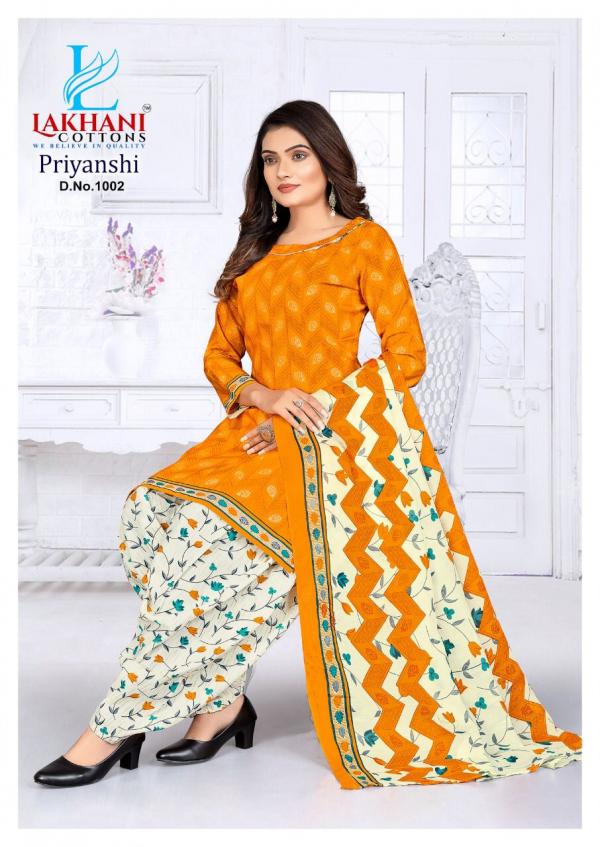 Lakhani Priyanshi Cotton Patiyala Dress Material